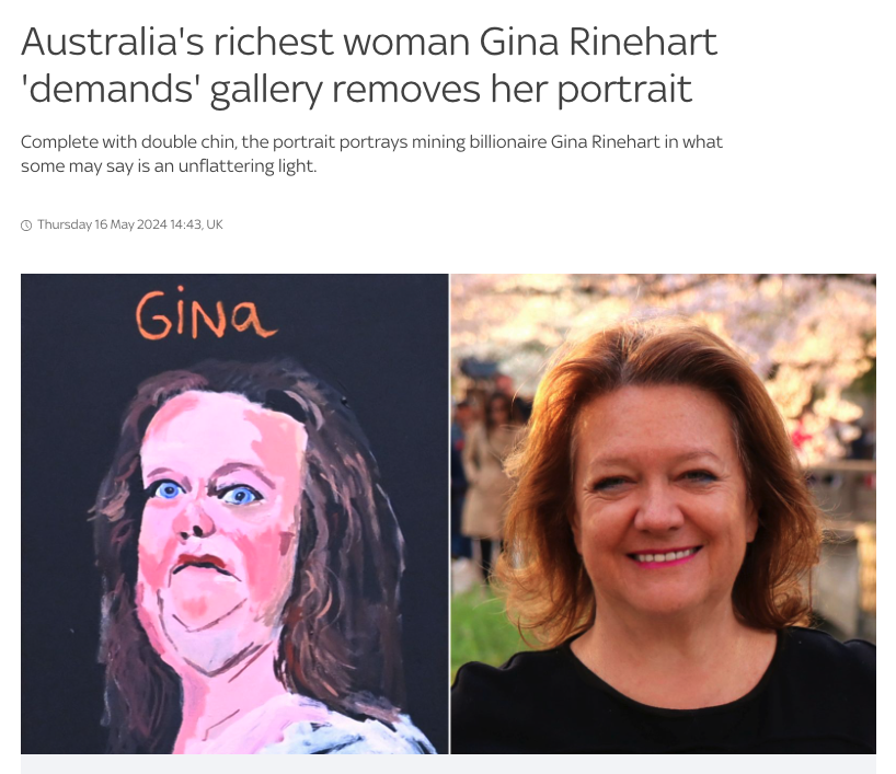 No one had a worse week than Australia's richest woman. Just brutal. 